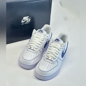 Nike Air Force 1 Low '07 LV8 White Deep Royal Blue